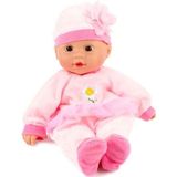 Baby Beau Babypop met Flesj - 30cm