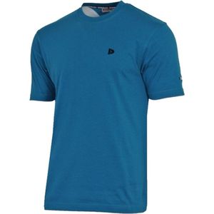 Donnay T-shirt - Sportshirt - Heren - Maat L - Petrol Blue (541)