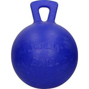 Jolly Pets Jolly Ball - Ø 20 cm – Paarden- en honden speelbal met appelgeur - Ter vermaak in de stal/binnenshuis of buiten - Bijtbestendig - Blauw - Ø 20 cm