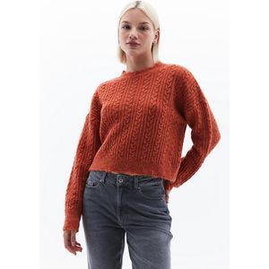 OXXO Wool Blended Knitwear Sweater Größe L Potters Clay
