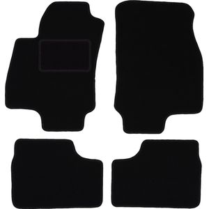 Zwarte veloursmatten voor: Opel Astra G sedan, stationwagen, hatchback (1998-2009)