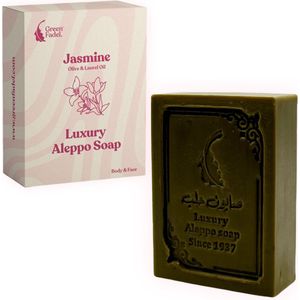 Green Fadel - Luxury Aleppo Zeep - Jasmijn - 100 Gram