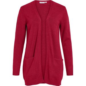 VILA - VIRIL - Gebreid Vest - Rood