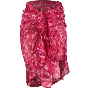 Pareo Omslagdoek Fuchia Dames Vrouwen Strandjurkje Sarong
