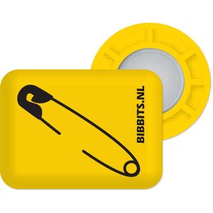 Bibbits hardloopmagneten | Safety pins yellow