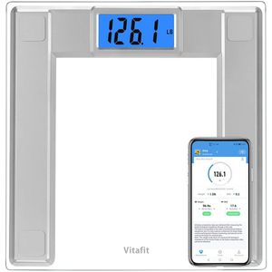 Digitale Badkamerweegschaal 550 lbs voor Lichaamsgewicht en BMI met App