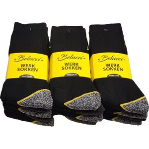 Belucci Premium Werksokken 15 Paar Maat 39/42