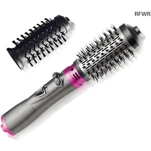 RFWR® Roterende hete luchtborstel met 2 verwisselbare borstels voor droog en nat haar