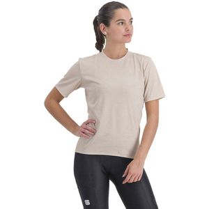 Sportful Giara T-shirt Met Korte Mouwen Beige M Vrouw