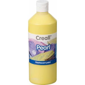 Parelmoerverf pearl Creall geel (01) - flacon à 500ml