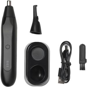 Neus- en oortrimmer voor mannen en vrouwen, multifunctionele beautyset voor mannen, wenkbrauw- en oortrimmer, afneembare kop voor het wassen met water, snel opladen via USB-C