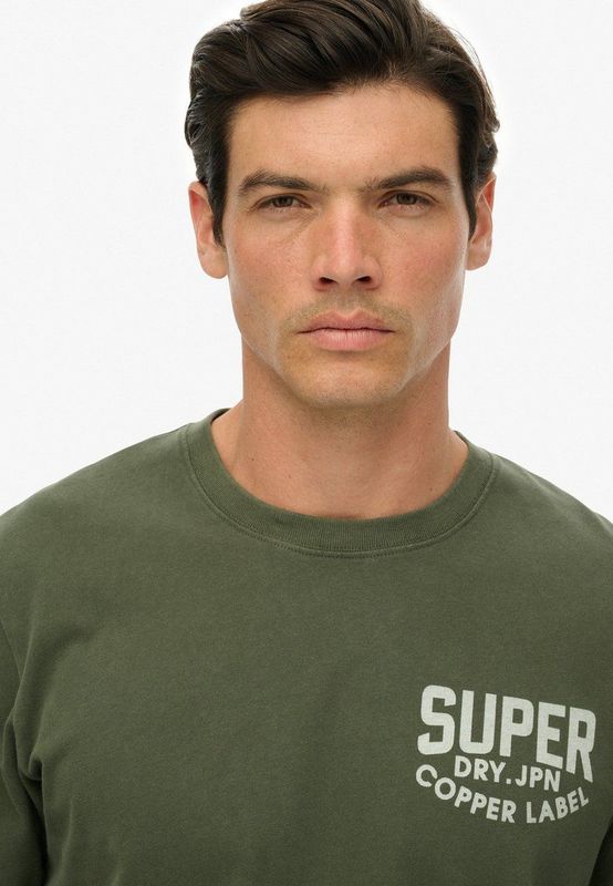 Superdry - Work Logo Loose Fit - T-shirt - Korte Mouwen