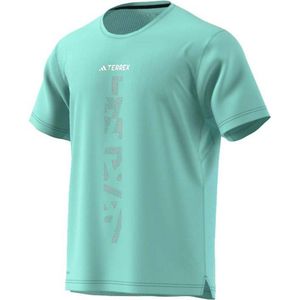 Adidas Terrex Agravic Trail T-shirt Met Korte Mouwen Groen M Man
