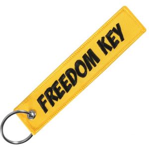 Freedom Key Yellow - Sleutelhanger - Motor - Scooter - Auto - Universeel - Accessoires