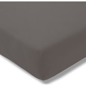 Jersey Hoeslaken 120x200 cm - Grafiet - 100% Katoen