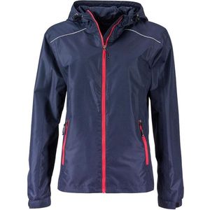 James and Nicholson Dames/Dames Regenjas (Marine / Rood)