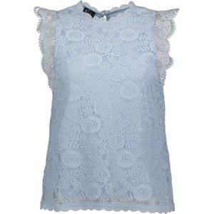 Pieces Top Pcolline Sl Lace Top Noos Bc 17120454 Kentucky Blue Dames Maat - M