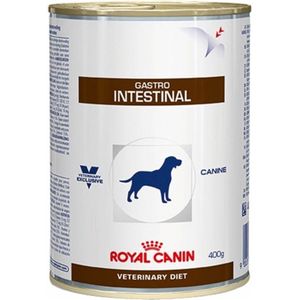 Royal Canin Gastro Intestinal - Dieetvoeding ondersteuning spijsvertering van volwassen honden  1 x 400 gram blik