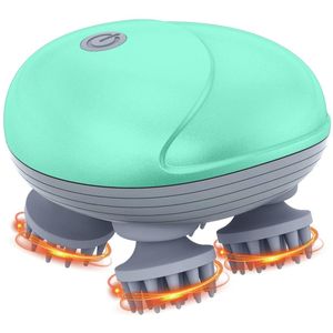 Azomor® Draagbaar elektrisch massageapparaat met 4 roterende kneedkoppen voor volledige ontspanning