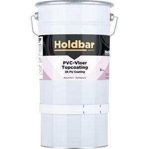Holdbar PVC-Vloer Topcoating Zijdeglans 5 Kg - Vloerverf - Glashelder - Transparant - PVC Vloer Verven - Krasvast - UV-bestendig - Vergeelt niet