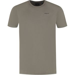 Ballin Amsterdam - Heren Regular fit T-shirts Crewneck SS - Dark Army - Maat S