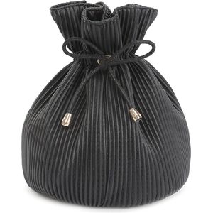 Make-uptas, make-uptas, Quick Make-Up Bag Make-Up Bag Toilettas met trekkoord, zwart