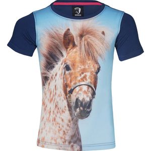Horka Ollie 451403 Korte Mouw T-shirt Junior Blauw 7-8 Years