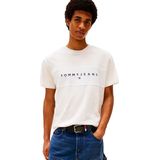 Tommy Jeans - T-shirt - Katoen - Ronde Hals - Logo Borduursel