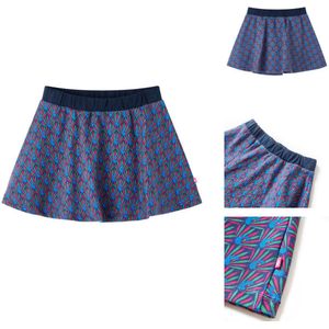 vidaXL Kinderrokje - Kinderrokjes - Kinderkleding - Kinderkled - Kinderrok 116 marineblauw