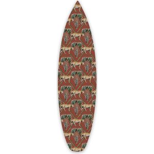 Surfboard Wall Decoration Panther Jungle