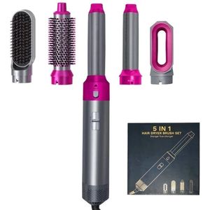 Carinova-5-in-1 Föhn -Hot- Kam- Set Professionele Krultang- Stijltang- Styling- Tool Voor Professionele Föhn-borstel