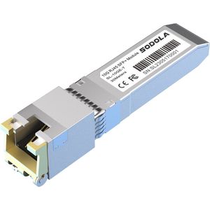 10G SFP+ RJ45 koper transceiver module voor Ethernet - Plug and Play, hot pluggable, tot 30 m afstand