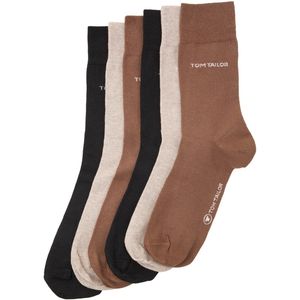 Tom Tailor Sokken in een 6-pack in een pak van zes