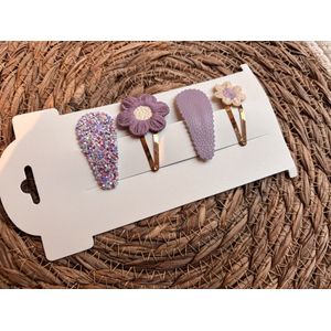 Klikklak haarspeldjes Suze 4cm - kinderknipjes - Babyhaarclipjes - Kinderhaaraccessoires - Haarspeldjes kinderen - Haaraccessoires meisjes - Haarspeldjes baby - Kinder haarspeldjes - Kinder haarclips - Haarspeldjes kind