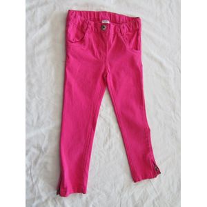 dirkje , zomer lange broek , meisje , fuchia ,  3 jaar 98