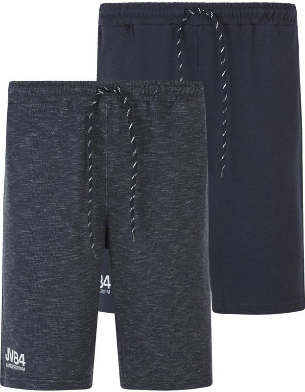 Jan Vanderstorm - JORNRIK - Sweat Bermuda - Donkerblauw - Dubbel Pak