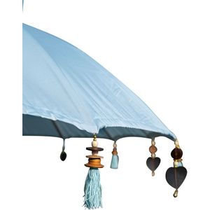 Bali parasol - licht blauw - 250 cm