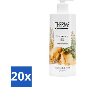 Therme - Hammam - Handzeep - Hydraterend - Verzorgend - 300ml - Bulkverpakking - 20 stuks