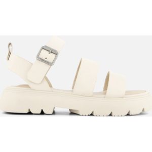 Tamaris Comfort Sandalen wit Leer - Dames - Maat 37