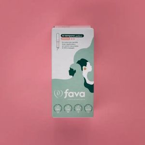 Fava | Tampons | 2 dozen | Maat: Normaal | Inclusief inbrenger | Biologisch | Katoen | Geurvrij