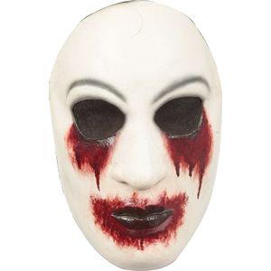 Partychimp Creepypasta Zalgo Gezichts Masker Halloween Masker voor bij Halloween Kostuum Volwassenen - Latex - One-size