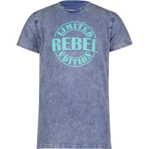 4PRESIDENT T-shirt jongens - Surf the Web Blue - Maat 74