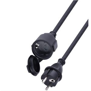 WNHB® CEE Verlengkabel 30 Meter - 16A IP44 Voor Buiten en Bouwplaats - H07RN-F 3G1.5 Rubber Kabel - Waterdicht en Slagvast