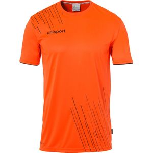 Uhlsport Score 26 Voetbalset Korte Mouw Kinderen - Fluo Oranje / Zwart | Maat: 140