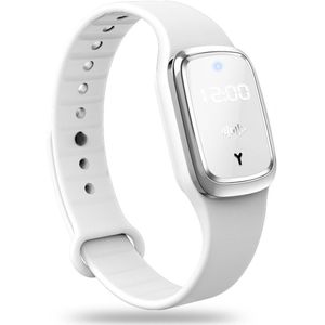 Oplaadbaar Anti-Muggen Armband – Ultrasone Bescherming zonder Chemische Middelen, 3 Modi, Waterbestendig & Verstelbaar Siliconen Polsband voor Kinderen en Volwassenen