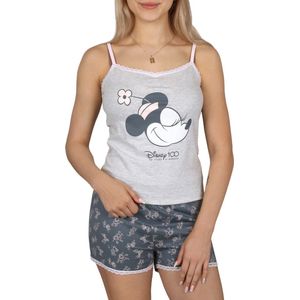 Minnie Mouse - Grijze pyjama voor meisjes met bandjes, zomerpyjama / 140