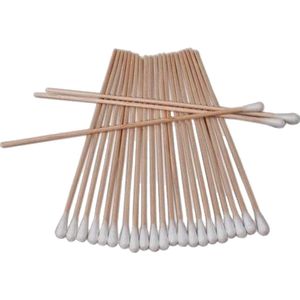 Wattenstaafjes Extra Lang - 23 cm - 4 mm tip - Hout - 100 stuks