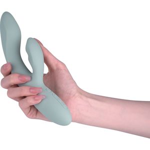 Svakom - Chika - Verwarmende Rabbit Vibrator - Tarzan Vibrator - Met App Control - Lichtgrijs