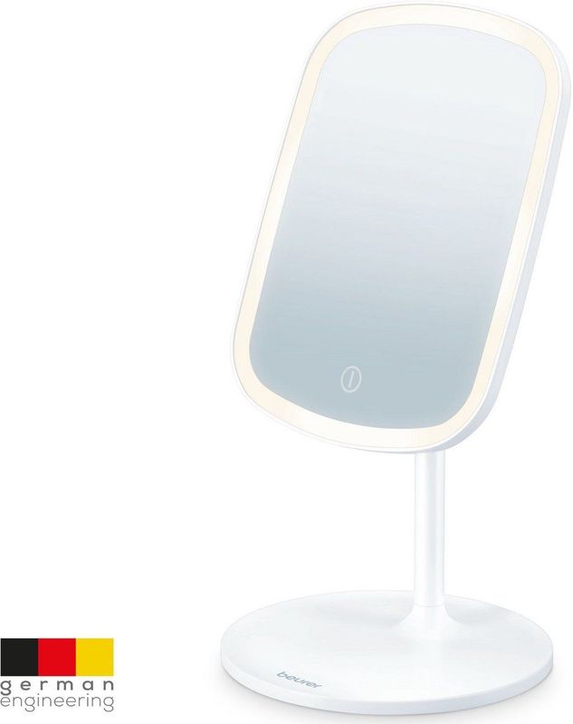 Beurer - BS 47 - Make-up Spiegel - Wit - LED Verlichting - Groot Spiegeloppervlak 15 x 21 cm
