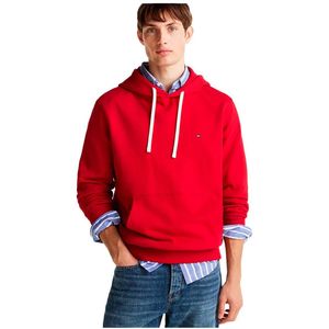 Tommy Hilfiger Essential Terry Hoodie Rood XL Man
